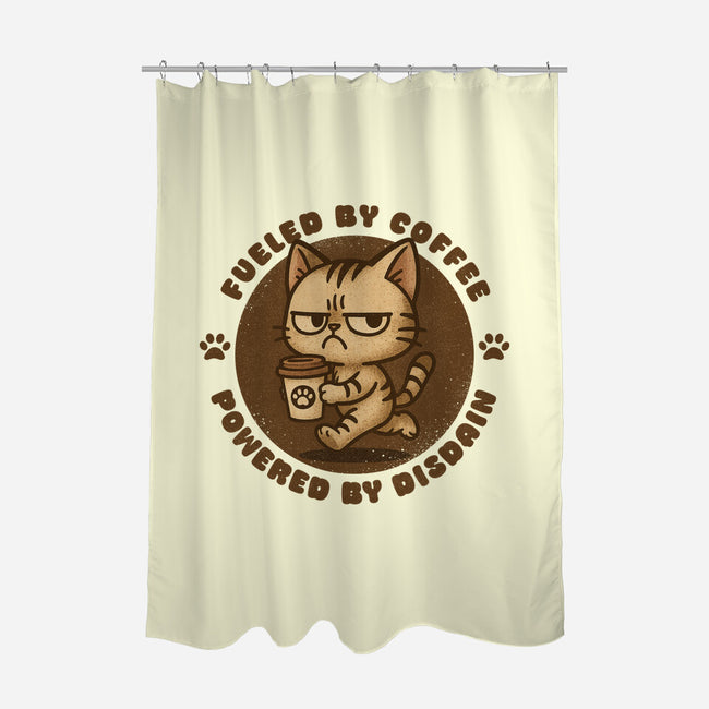 Fueled By Coffee-None-Polyester-Shower Curtain-Lorets