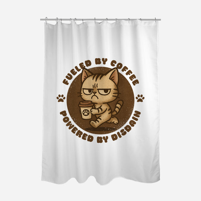 Fueled By Coffee-None-Polyester-Shower Curtain-Lorets
