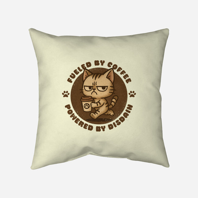 Fueled By Coffee-None-Removable Cover w Insert-Throw Pillow-Lorets
