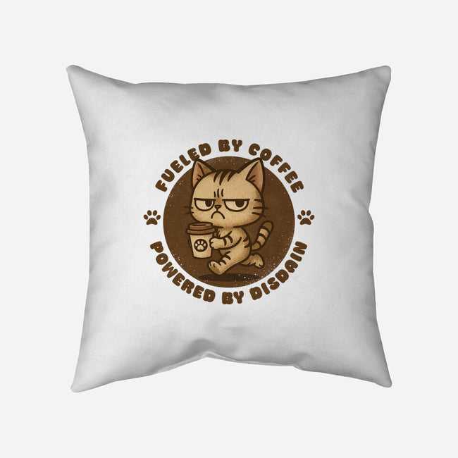 Fueled By Coffee-None-Removable Cover w Insert-Throw Pillow-Lorets