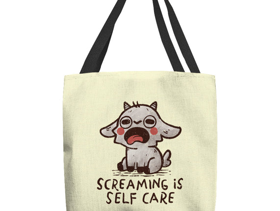 Screaming Is Self Care