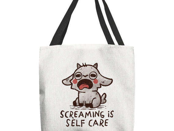 Screaming Is Self Care