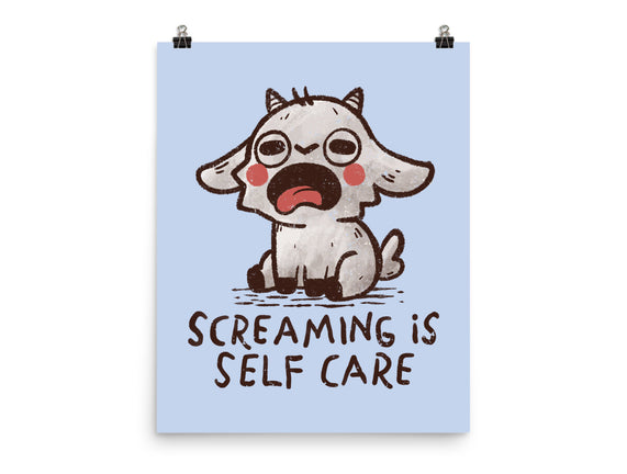 Screaming Is Self Care