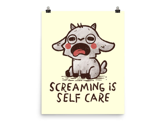 Screaming Is Self Care