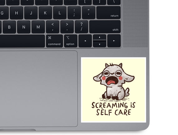 Screaming Is Self Care