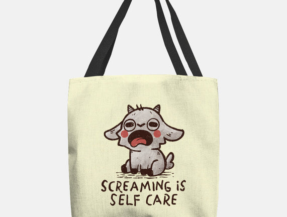 Screaming Is Self Care