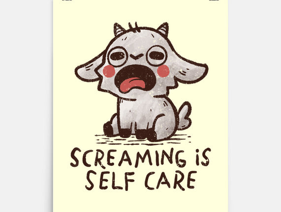 Screaming Is Self Care