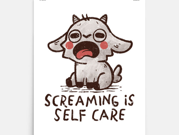Screaming Is Self Care