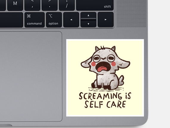 Screaming Is Self Care