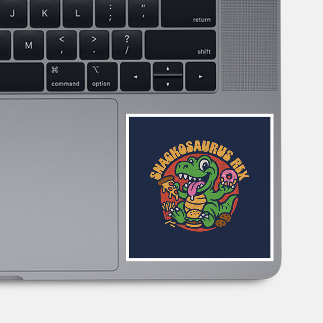 Snackossauro Rex-None-Glossy-Sticker-Popnotic