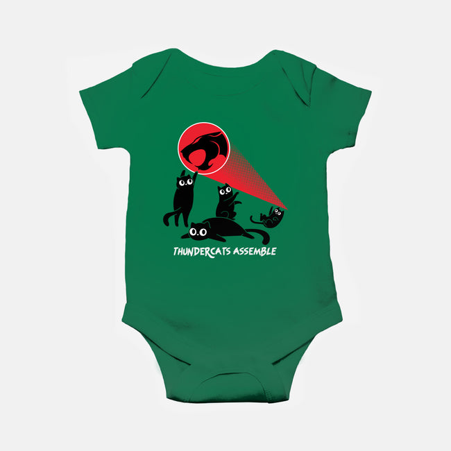 Cats Assemble-Baby-Basic-Onesie-rocketman_art