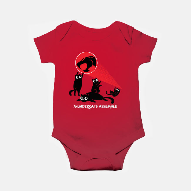 Cats Assemble-Baby-Basic-Onesie-rocketman_art