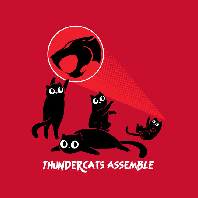 Cats Assemble-None-Removable Cover w Insert-Throw Pillow-rocketman_art