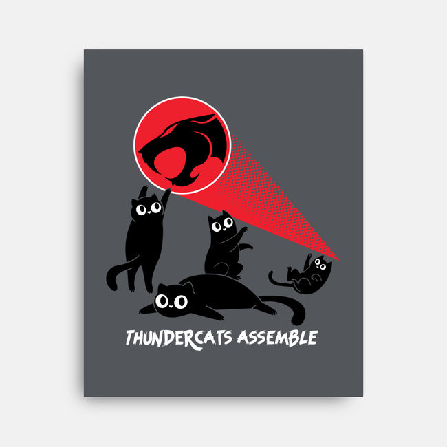 Cats Assemble-None-Stretched-Canvas-rocketman_art