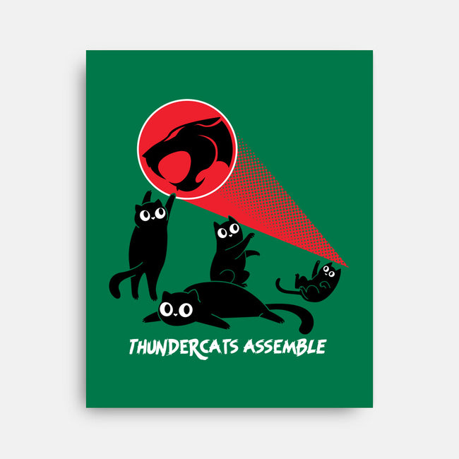 Cats Assemble-None-Stretched-Canvas-rocketman_art