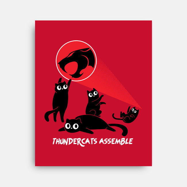 Cats Assemble-None-Stretched-Canvas-rocketman_art