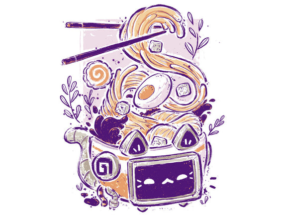 Ramen Robot Cat Bowl