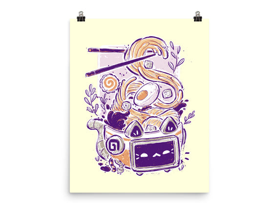 Ramen Robot Cat Bowl