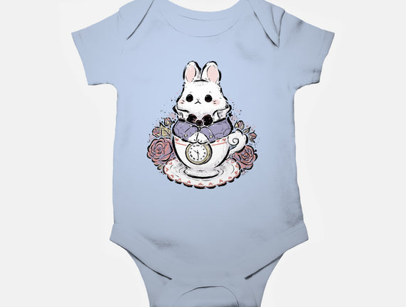 Cute White Rabbit Tea Cup