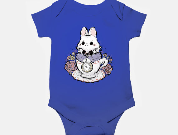 Cute White Rabbit Tea Cup