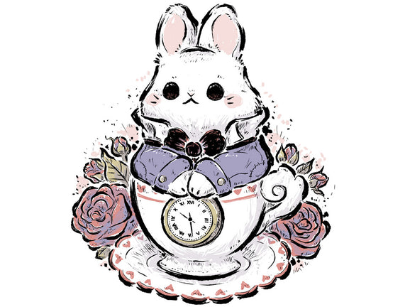 Cute White Rabbit Tea Cup