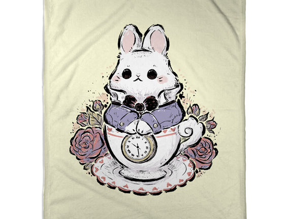 Cute White Rabbit Tea Cup