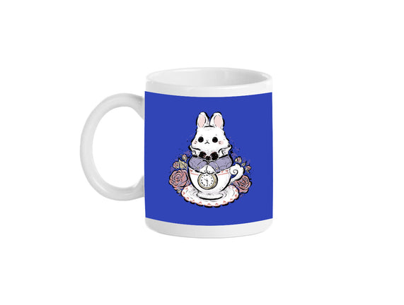 Cute White Rabbit Tea Cup