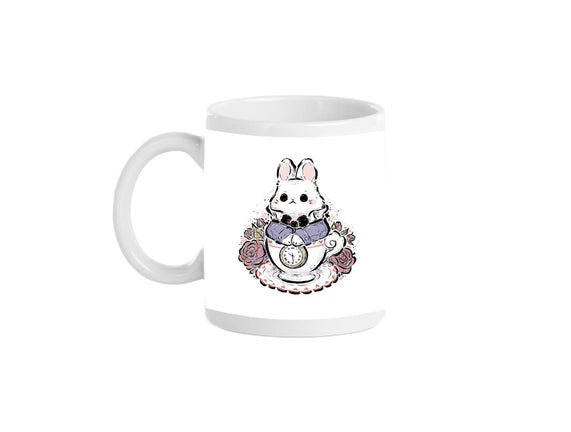 Cute White Rabbit Tea Cup