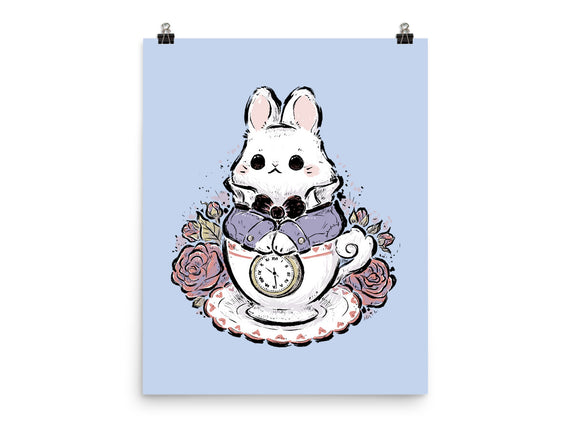 Cute White Rabbit Tea Cup