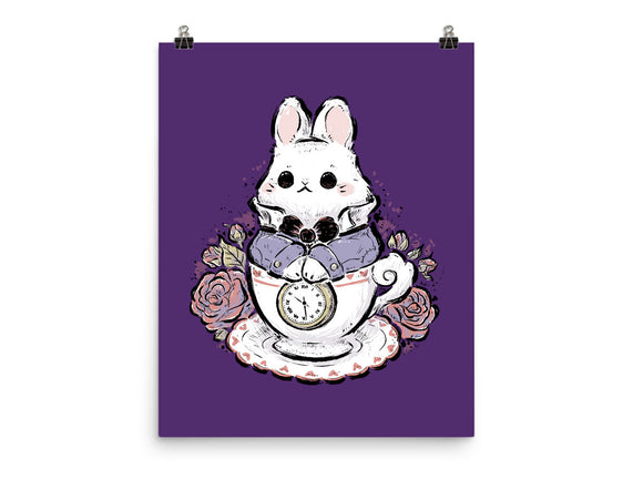 Cute White Rabbit Tea Cup