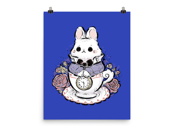 Cute White Rabbit Tea Cup