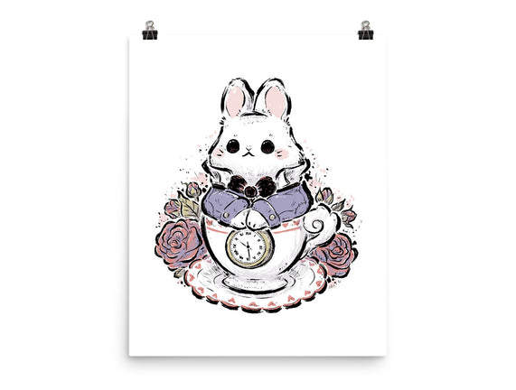 Cute White Rabbit Tea Cup