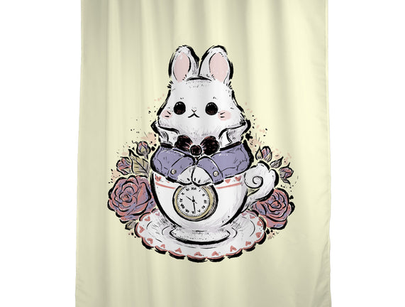 Cute White Rabbit Tea Cup