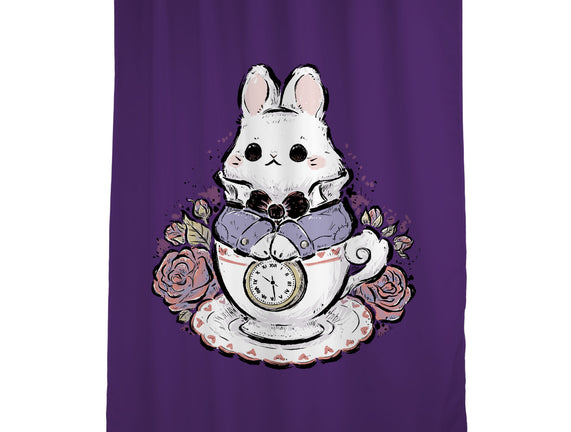Cute White Rabbit Tea Cup