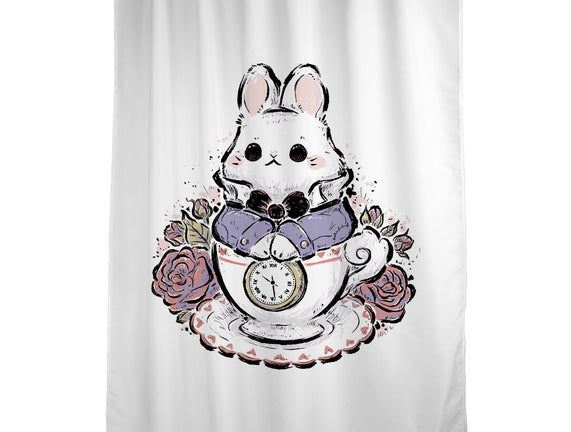Cute White Rabbit Tea Cup