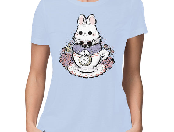 Cute White Rabbit Tea Cup