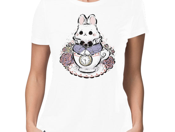 Cute White Rabbit Tea Cup