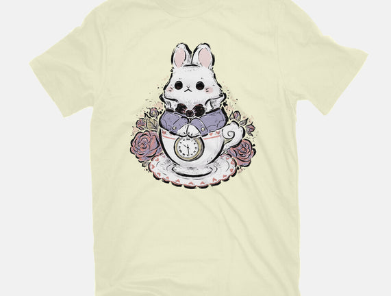 Cute White Rabbit Tea Cup