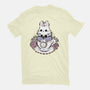 Cute White Rabbit Tea Cup-Mens-Basic-Tee-xMorfina