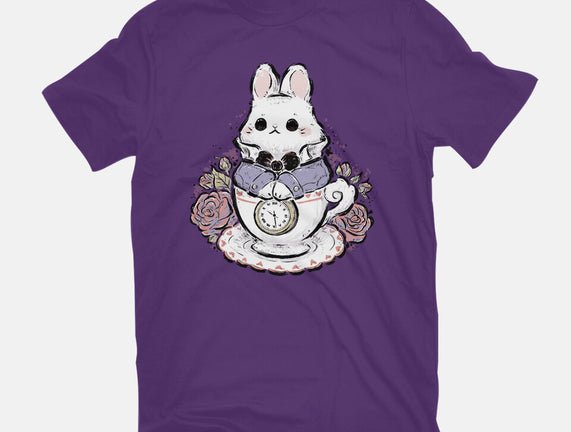 Cute White Rabbit Tea Cup