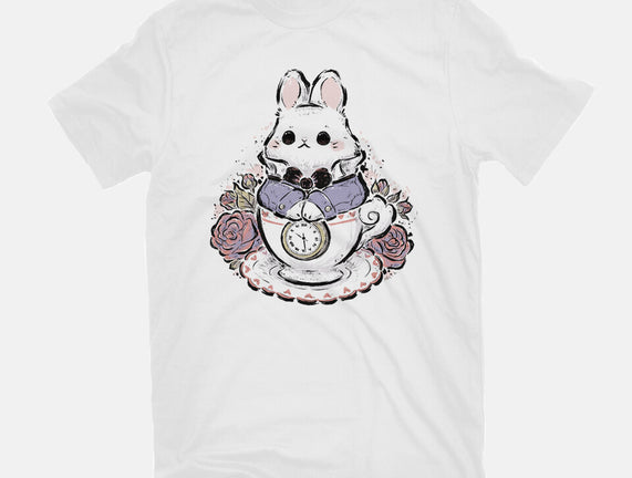 Cute White Rabbit Tea Cup