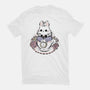 Cute White Rabbit Tea Cup-Mens-Basic-Tee-xMorfina