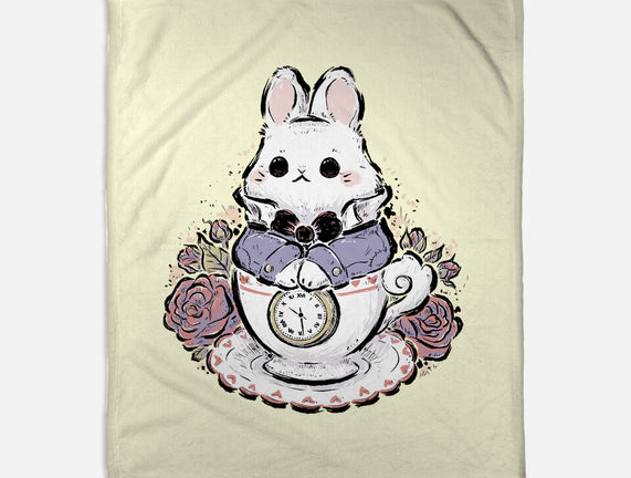 Cute White Rabbit Tea Cup