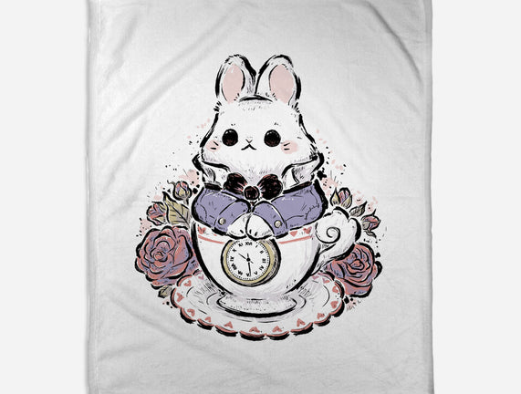 Cute White Rabbit Tea Cup