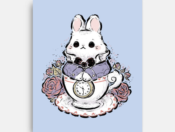 Cute White Rabbit Tea Cup