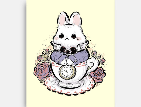Cute White Rabbit Tea Cup