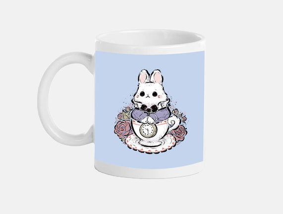 Cute White Rabbit Tea Cup
