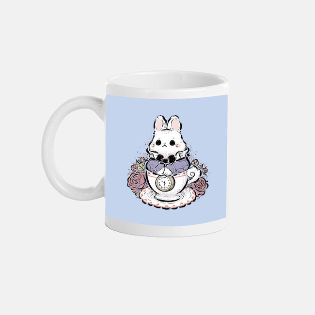 Cute White Rabbit Tea Cup-None-Mug-Drinkware-xMorfina