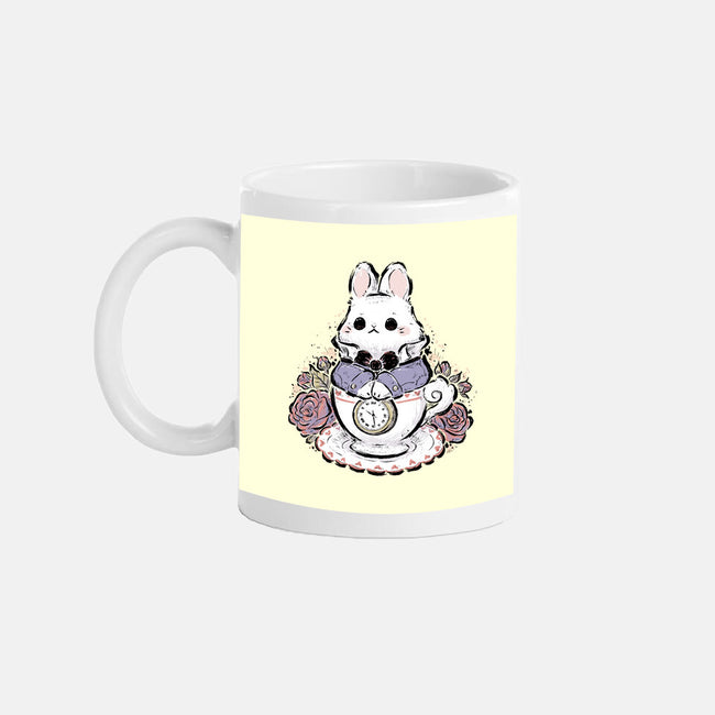 Cute White Rabbit Tea Cup-None-Mug-Drinkware-xMorfina