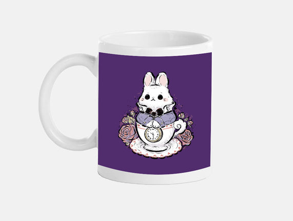Cute White Rabbit Tea Cup